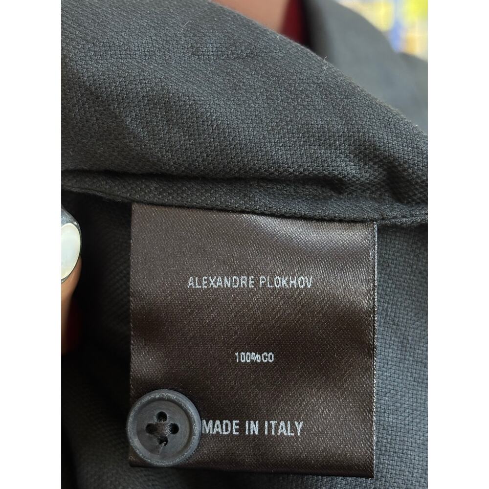 Alexandre Plokhov Black Button-Up Shirt Italy Large - Picture 4 of 4